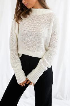 San Sloane Helena Knit Cream