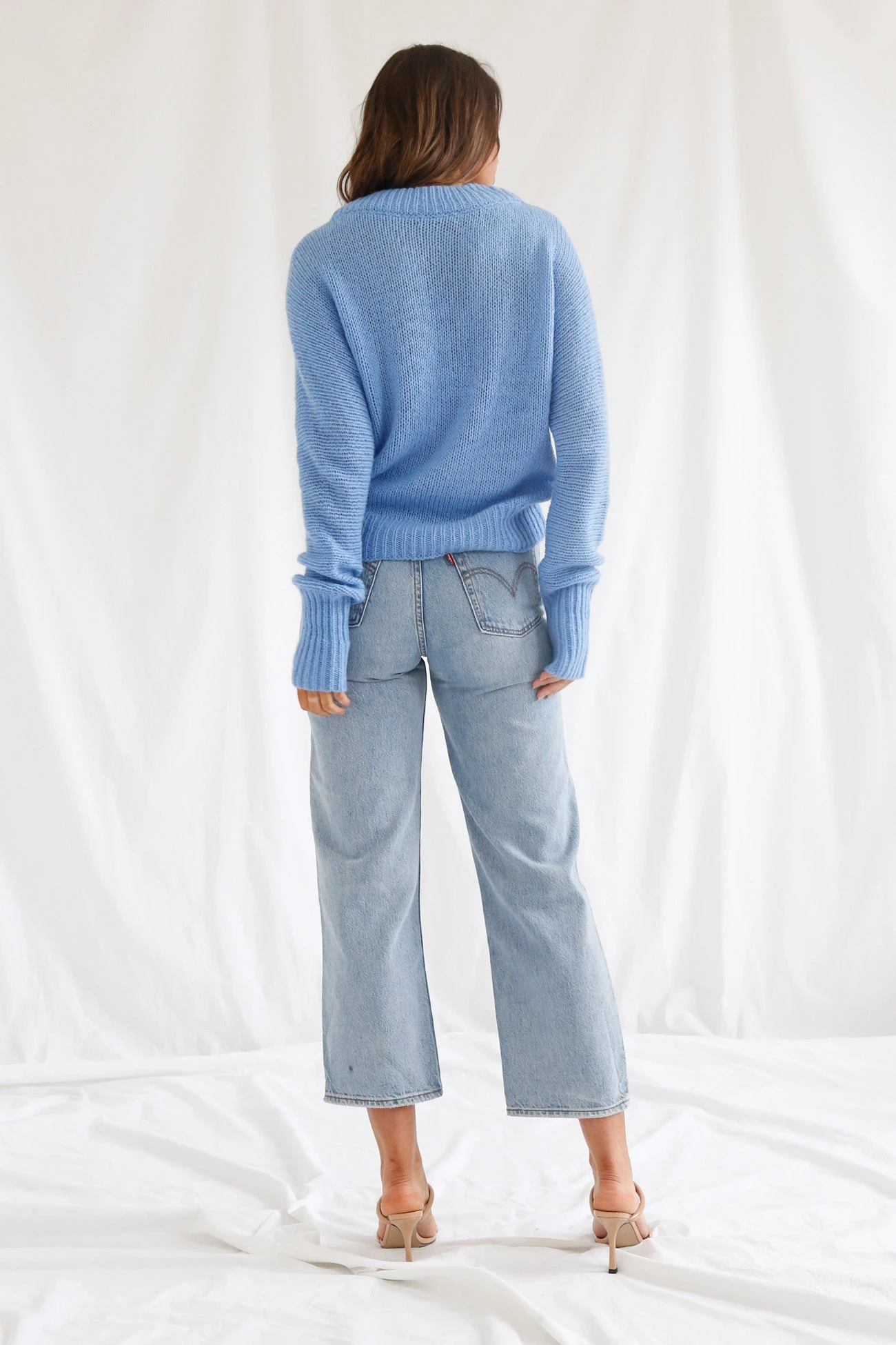 San Sloane Helena Knit Cornflower Blue 7 San Sloane Helena Knit Cornflower Blue