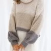 San Sloane Georgia Knit Cream-Oatmeal-Grey 1 San Sloane Georgia Knit Cream-Oatmeal-Grey