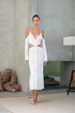 Misha Collection Misha Delta Knit Midi