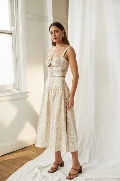 Mon Renn Basket Midi Skirt