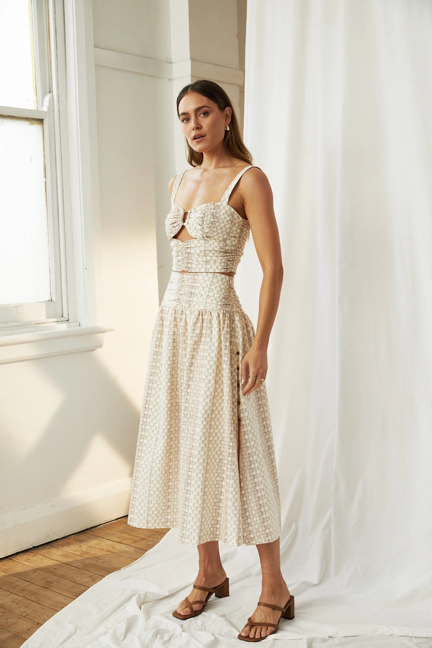 Mon Renn Basket Midi Skirt 4 Mon Renn Basket Midi Skirt