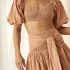 New Arrivals Mon Renn Sofia Crop Blush