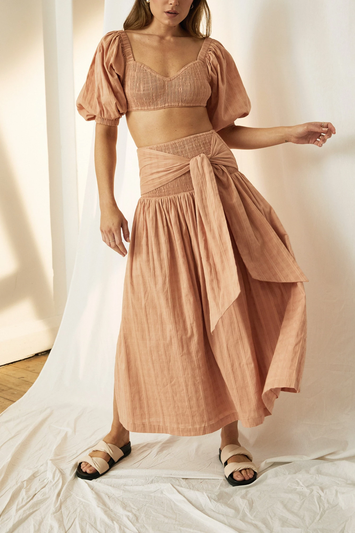 New Arrivals Mon Renn Sofia Crop Blush 6 New Arrivals Mon Renn Sofia Crop Blush