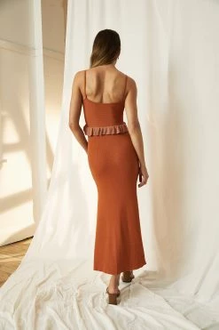 New Arrivals Mon Renn Calypso Knit Midi Dress