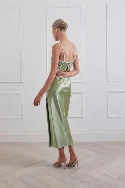 San Sloane Aliya Cut Out Midi Dress