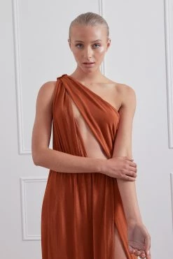 San Sloane Harlin Split Maxi Dress 10 San Sloane Harlin Split Maxi Dress