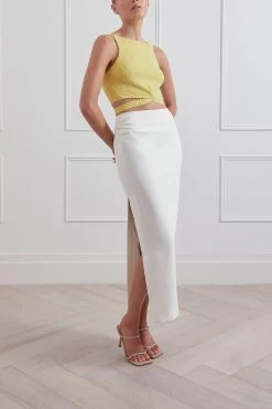 San Sloane Tyler Skirt White