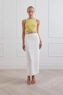 San Sloane Tyler Skirt White