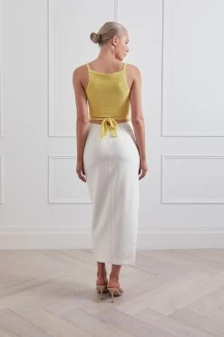 San Sloane Tyler Skirt White