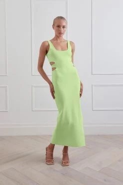 San Sloane Spencer Midi Dress Avocado 13 San Sloane Spencer Midi Dress Avocado