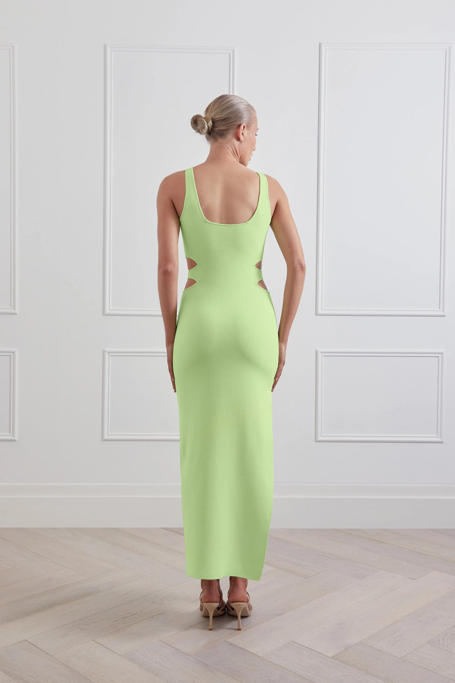 San Sloane Spencer Midi Dress Avocado 5 San Sloane Spencer Midi Dress Avocado