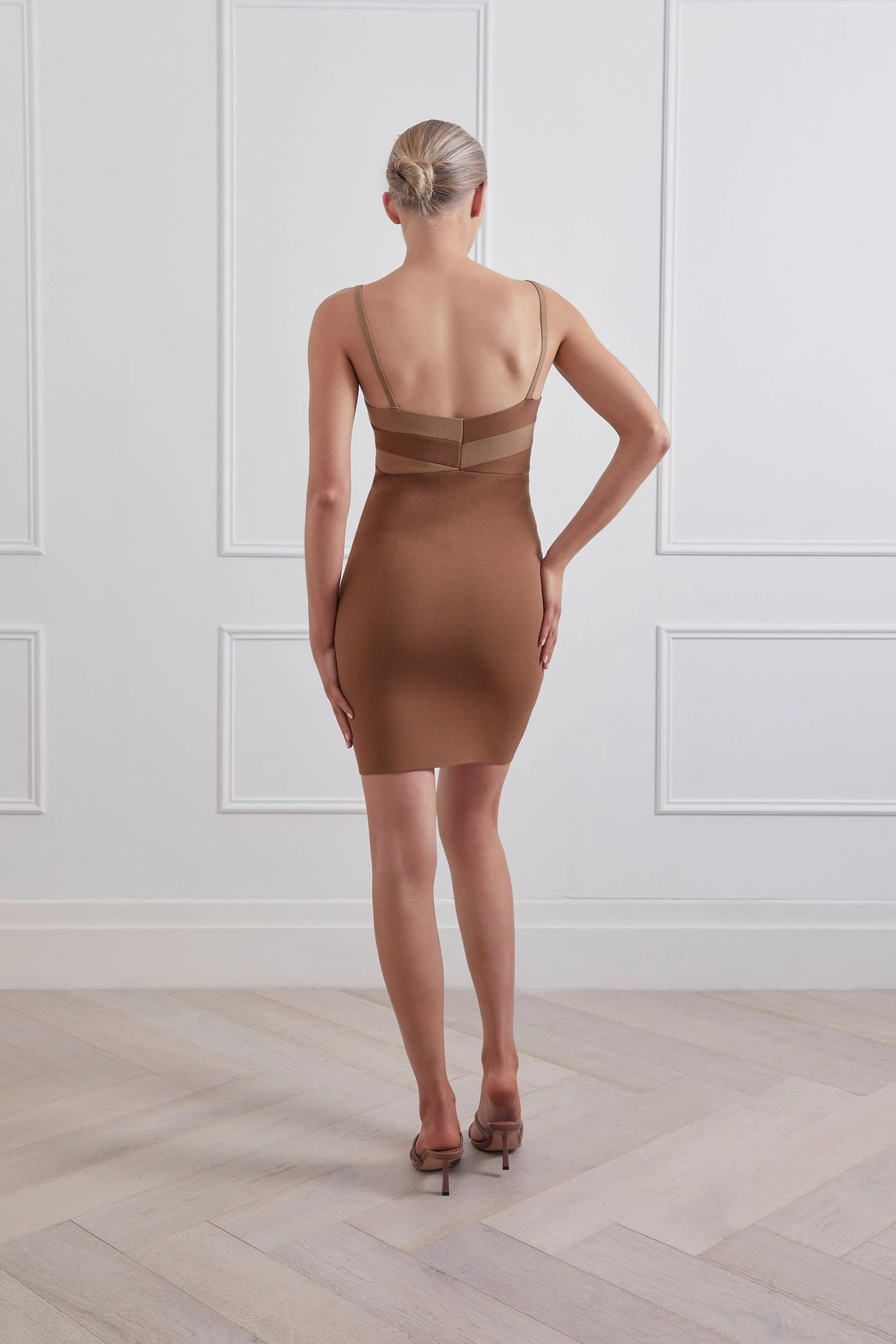 San Sloane Ezra Mini Dress Chocolate 5 San Sloane Ezra Mini Dress Chocolate