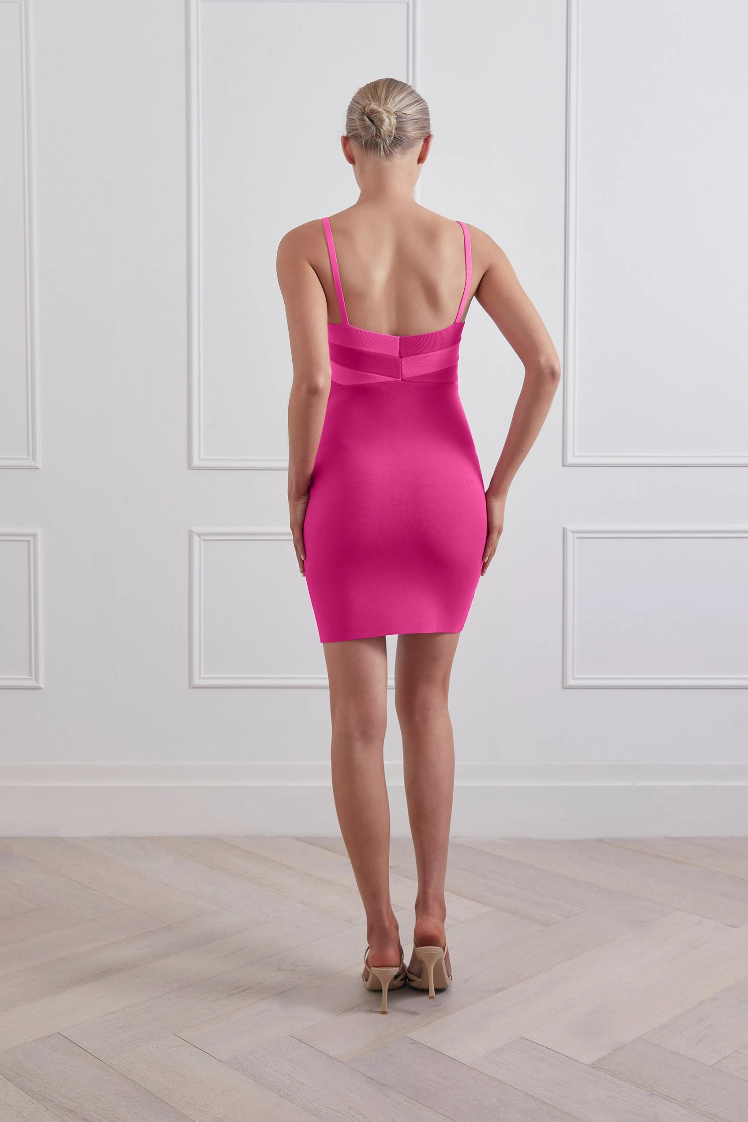 San Sloane Ezra Mini Dress Fuchsia 5 San Sloane Ezra Mini Dress Fuchsia