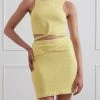 San Sloane Everly Boucle Wrap Tie Top Yellow 2 San Sloane Everly Boucle Wrap Tie Top Yellow