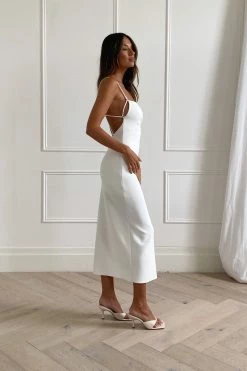 Bec And Bridge Elroy Midi Dress Ivory 6 Bec And Bridge Elroy Midi Dress Ivory