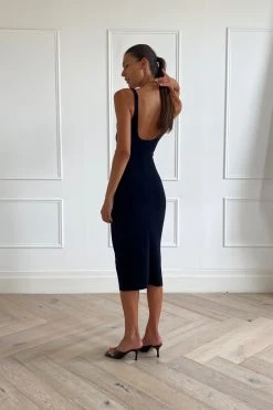 Bec And Bridge Bec And Bridge Bec & Bridge Elroy Tuck Midi Dress Black 8 Bec And Bridge Bec And Bridge Bec & Bridge Elroy Tuck Midi Dress Black