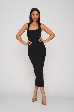 By Johnny Ray Of Light Knit Midi Dress