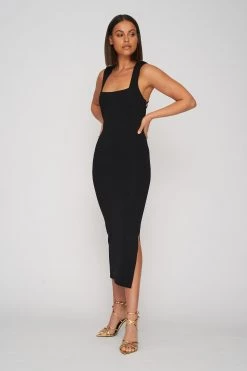 By Johnny Ray Of Light Knit Midi Dress