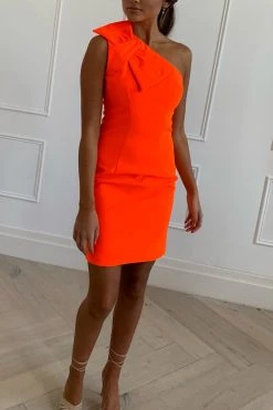 By Johnny Belle Bow Shoulder Mini Dress 9 By Johnny Belle Bow Shoulder Mini Dress