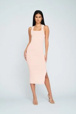 By Johnny Ray Of Light Knit Midi Dress