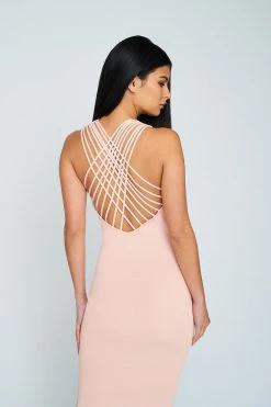 By Johnny Ray Of Light Knit Midi Dress