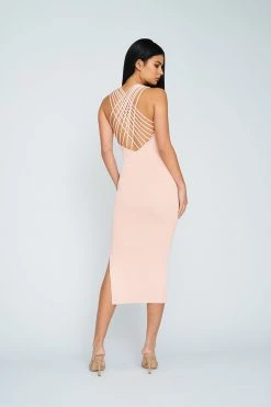 By Johnny Ray Of Light Knit Midi Dress