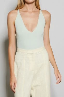 Bec And Bridge Bec And Bridge Bec And Birdge Bobby V Neck Top Seafoam