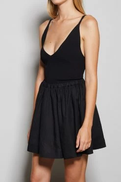 Bec And Bridge Bobbie V Neck Top Black