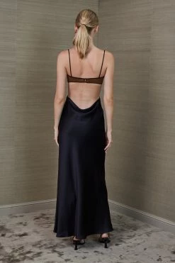 Bec And Bridge Agatha Cut Out Midi Dress Black