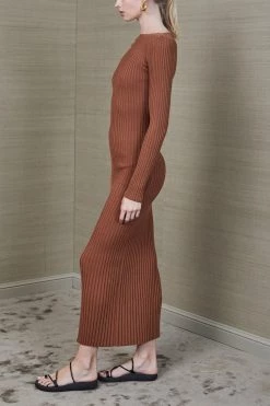 Bec And Bridge Adele Midi Dress Chocolate