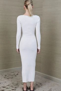 Bec And Bridge Adele Midi Dress Pearl