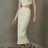 Bec And Bridge Scout Midi Cut Out Dress Lemonade