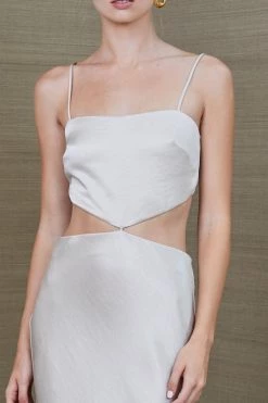 Bec And Bridge Alegra Midi Dress Champagne