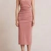 Bec And Bridge Livania Midi Dress Grapefruit