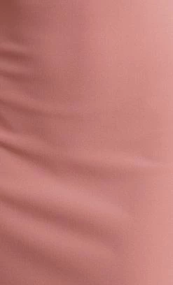 Bec And Bridge Livania Cut Out Midi Dress Grapefruit