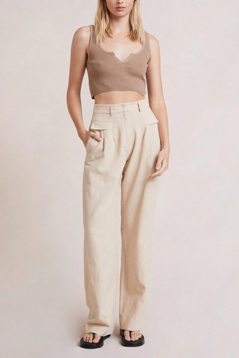Bec And Bridge Harlow Pant Natural 3 Bec And Bridge Harlow Pant Natural