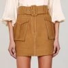 Shona Joy Eames Utility Mini Skirt Nutmeg 2 Shona Joy Eames Utility Mini Skirt Nutmeg