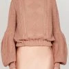 Shona Joy Seidler Balloon Sleeve Blouson Knit