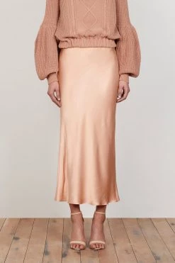 Shona Joy Wright Bias Midi Skirt