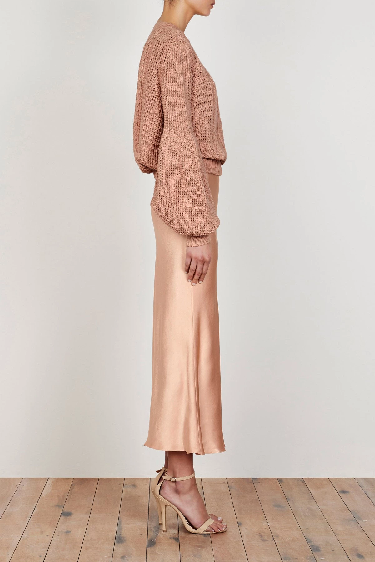 Shona Joy Seidler Balloon Sleeve Blouson Knit 6 Shona Joy Seidler Balloon Sleeve Blouson Knit