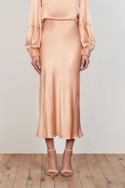 Shona Joy Wright Bias Midi Skirt