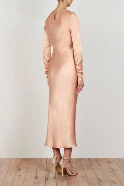 Shona Joy Wright Long Sleeve Bias Midi 10 Shona Joy Wright Long Sleeve Bias Midi