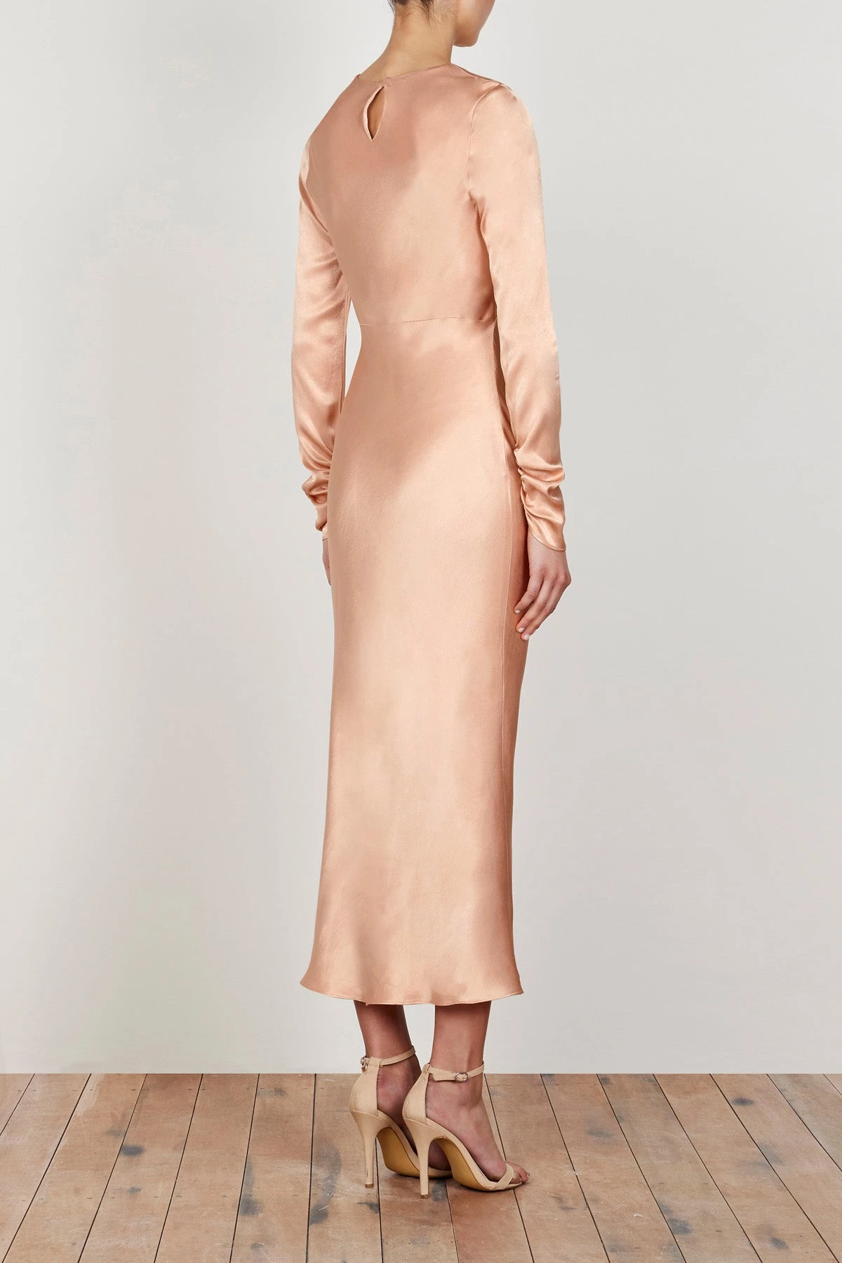 Shona Joy Wright Long Sleeve Bias Midi 6 Shona Joy Wright Long Sleeve Bias Midi