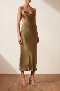 Shona Joy Thalia Bias Cut Midi Dress