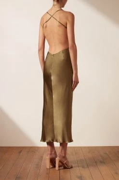 Shona Joy Thalia Bias Cut Midi Dress