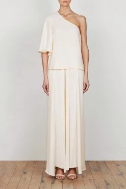 Shona Joy Lautner One Shoulder Blouse