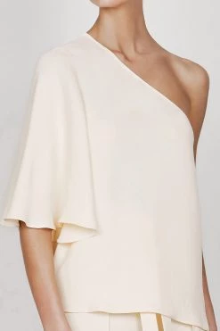 Shona Joy Lautner One Shoulder Blouse
