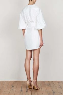 Shona Joy ShonaJoy Grant Balloon Sleeve Shirt Dress