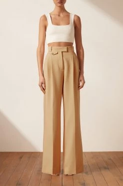 New Arrivals Shona Joy Ivy High Waist Tailored Pant